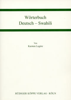 Wörterbuch Swahili-Deutsch / Deutsch-Swahili